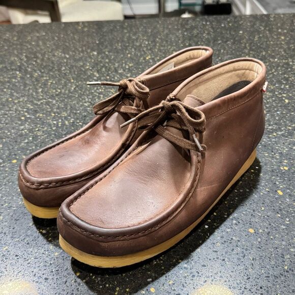 Clark’s Stinson Hi Oily Brown Boots. Size 12M. - Picture 1 of 9